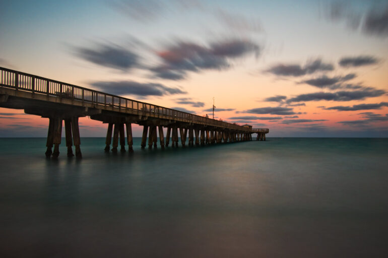 Ice 10 Stop ND Filter Review: Fishing Pier Long Exposure