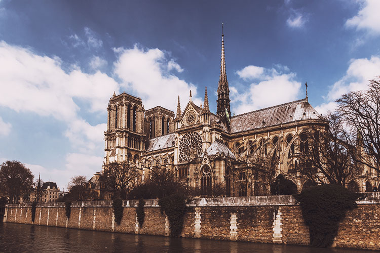 Notre-Dame Cathedral in Paris, France