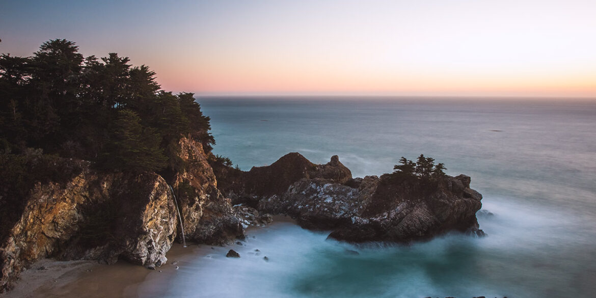 Seascape photography at McWay Falls